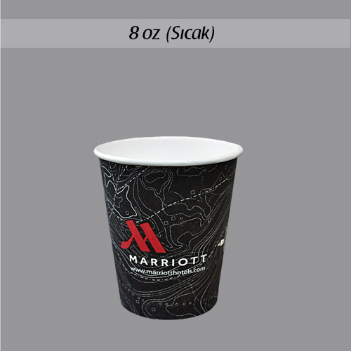 8oz Sıcak Karton Bardak