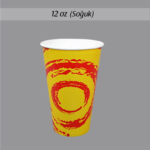 12oz Soğuk Karton Bardak